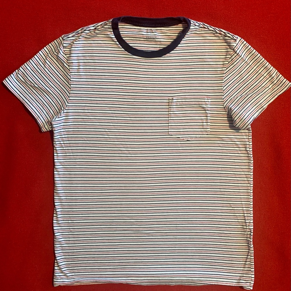 J. Crew striped pocket t-shirt